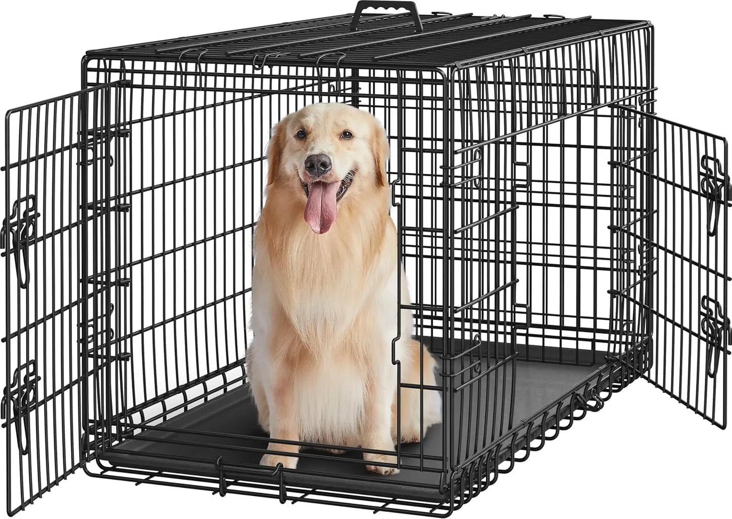 Double Door Dog Crate w/Divider