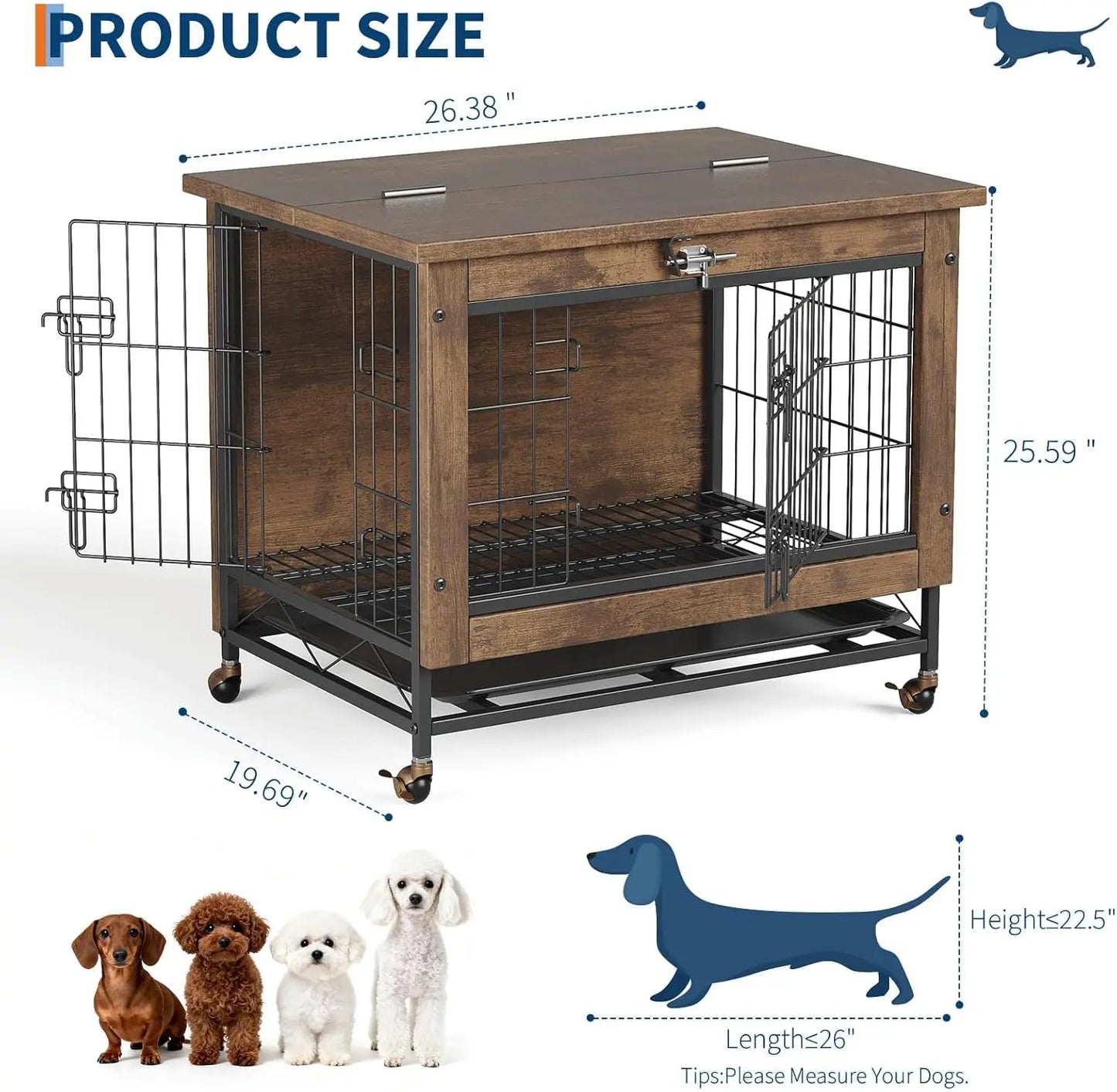 Indoor Wooden Kennel