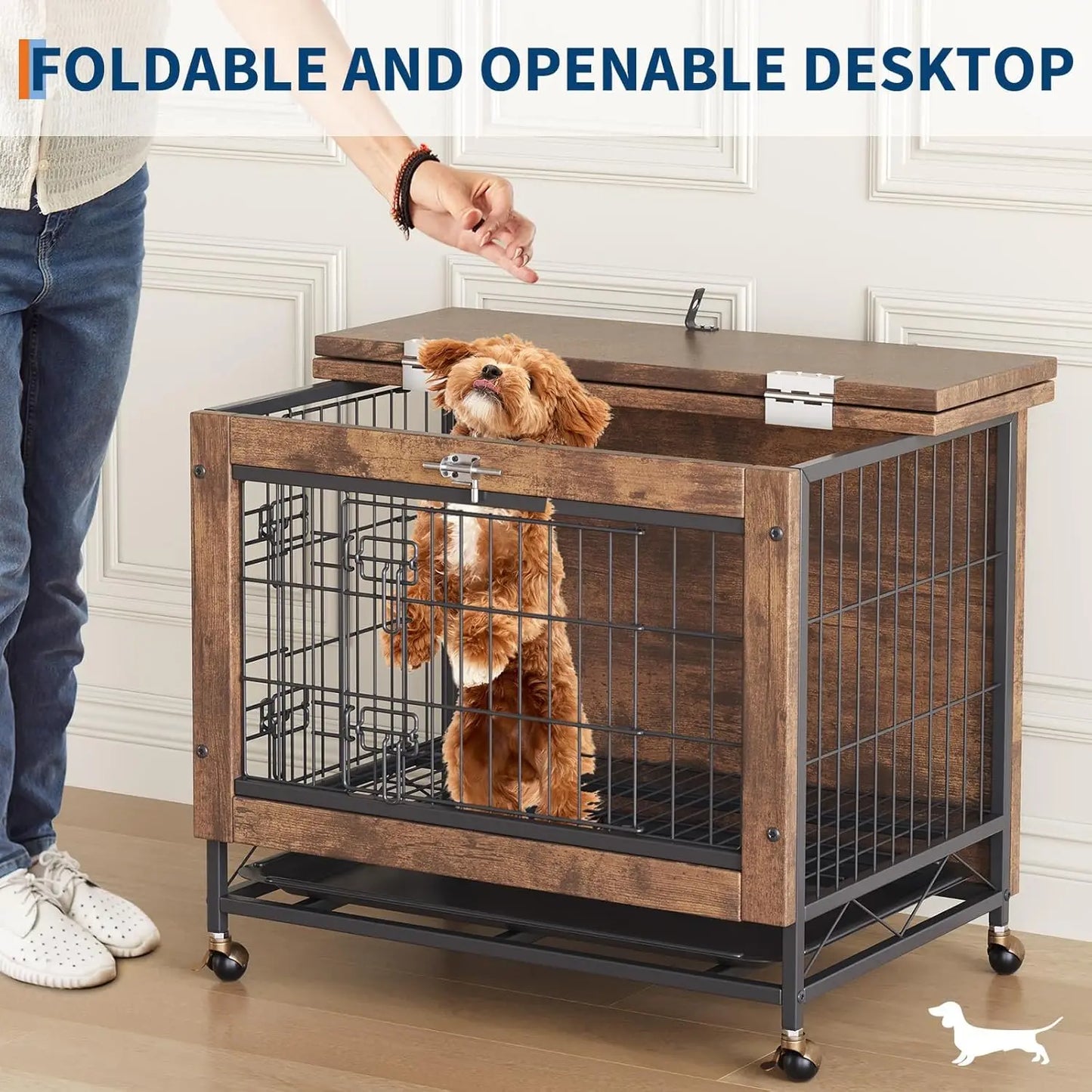 Indoor Wooden Kennel