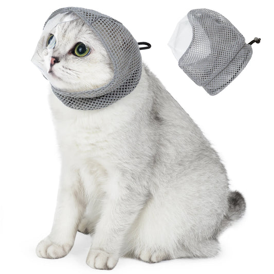 Adjustable Transparent Anti-Bite Cat Mask