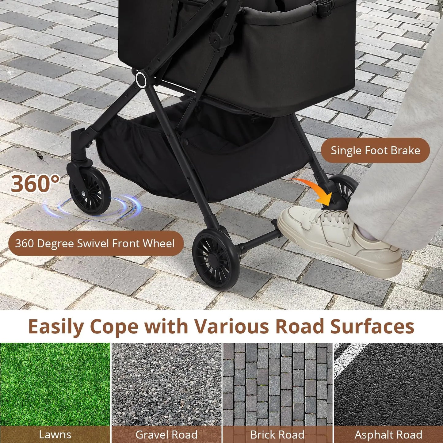 Weatherproof Pet Stroller