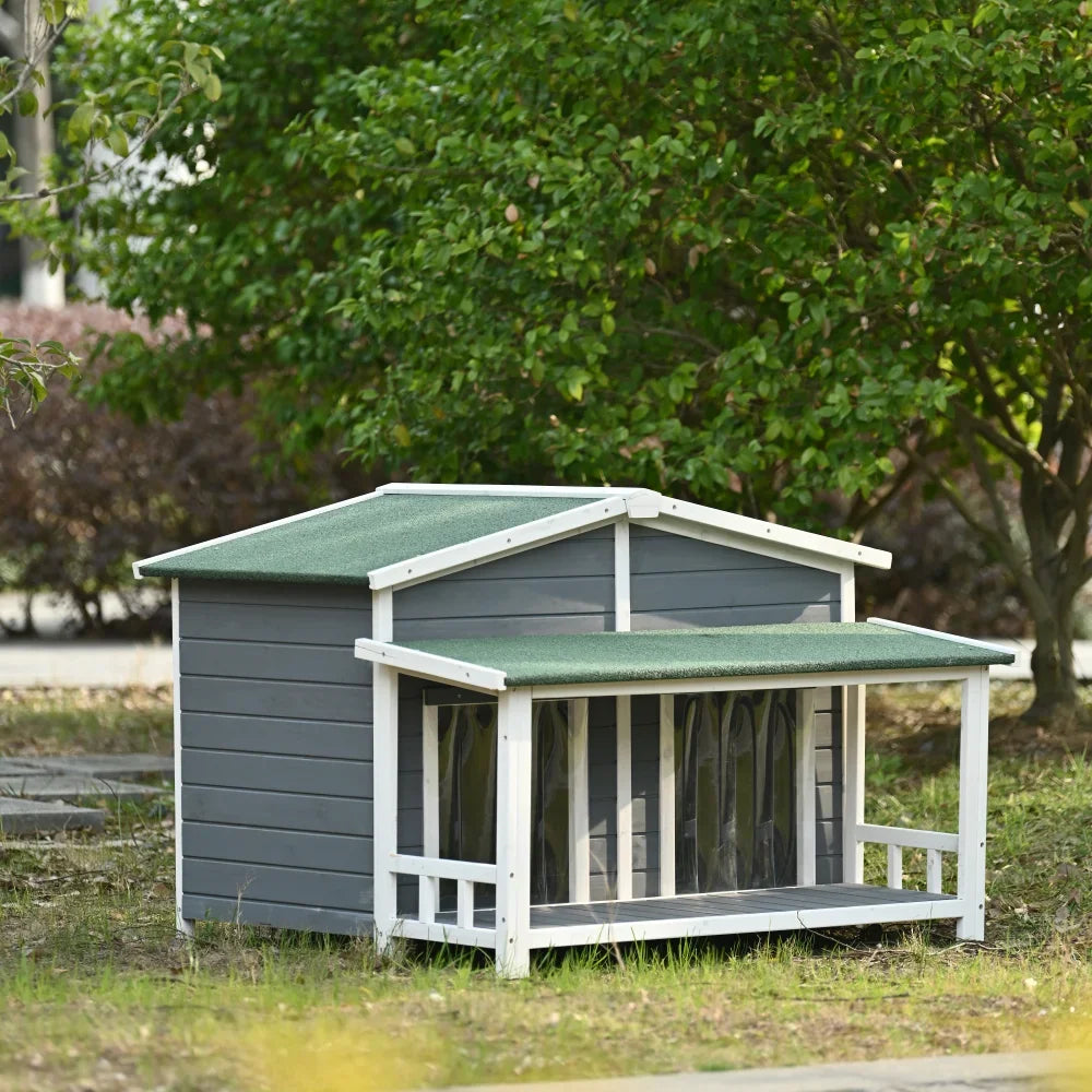 Large Wooden Dog House Outdoor