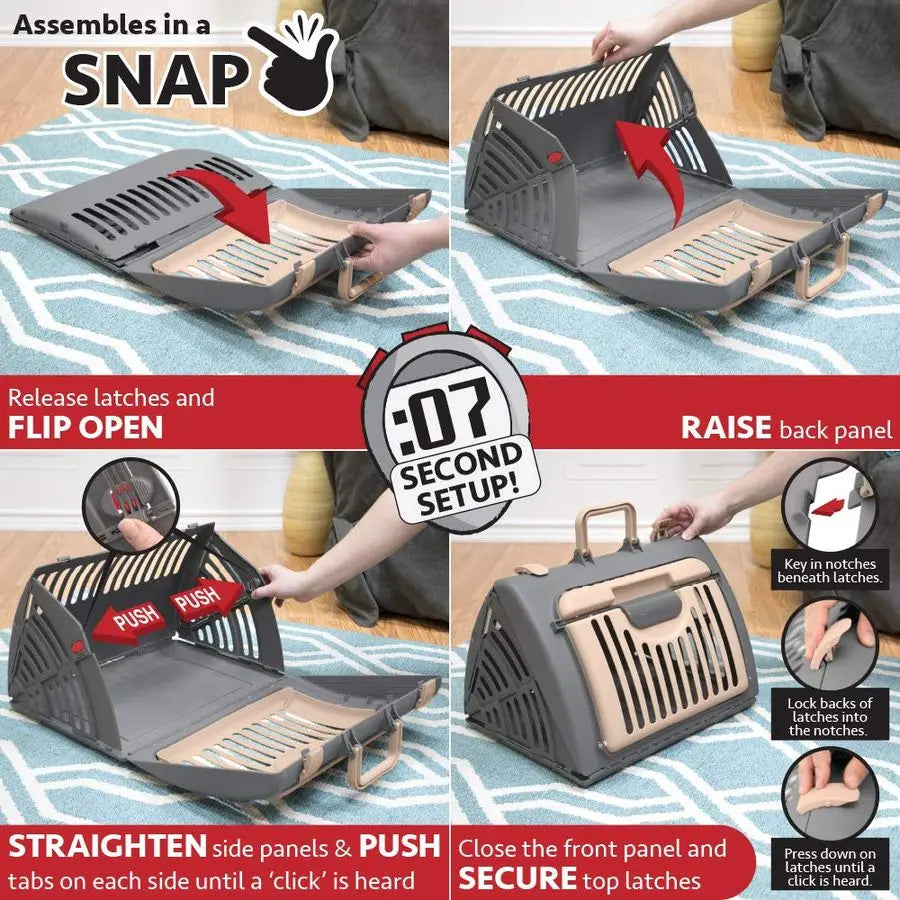 Foldable Travel Cat Carrier