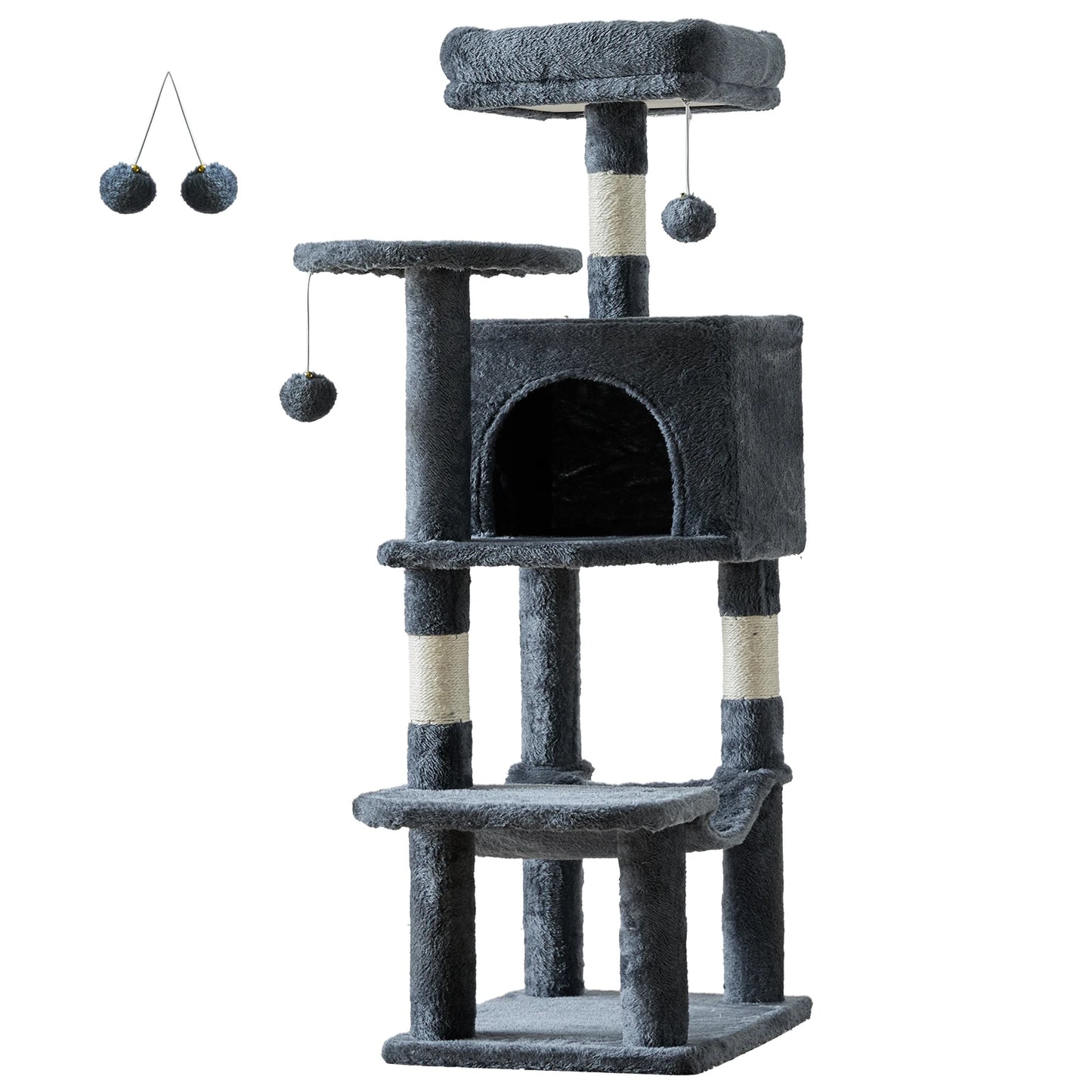 Tall Multi-Cat Climbing Tower