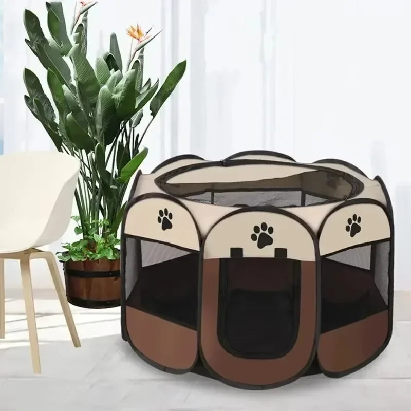 Pet Tent Octagonal Cat Dog Cage