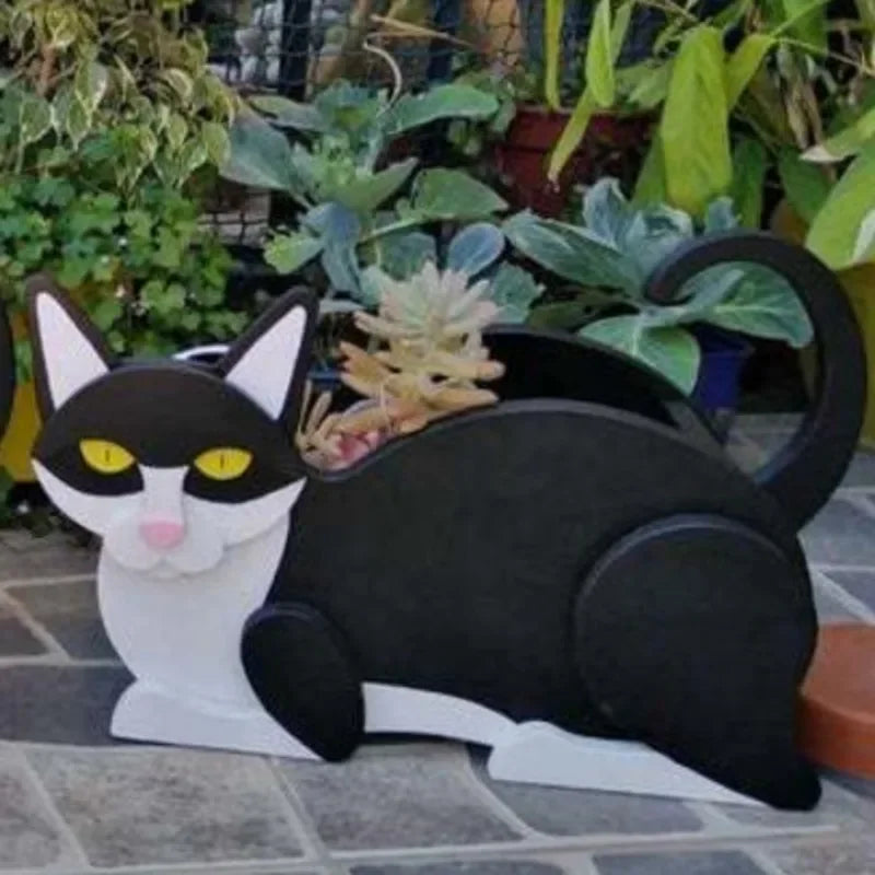 Siamese Cat Planter Plant Pot