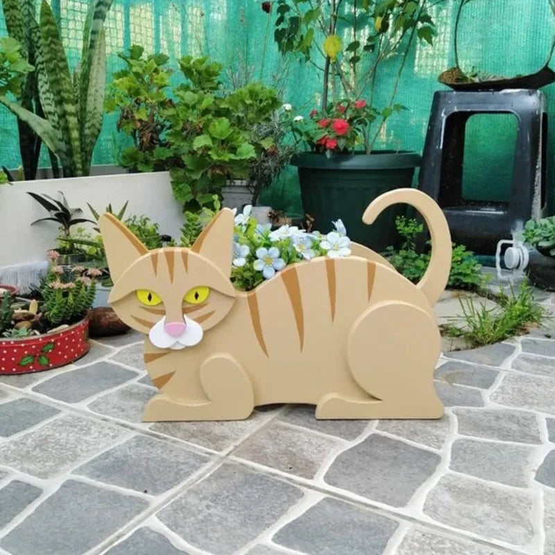Siamese Cat Planter Plant Pot