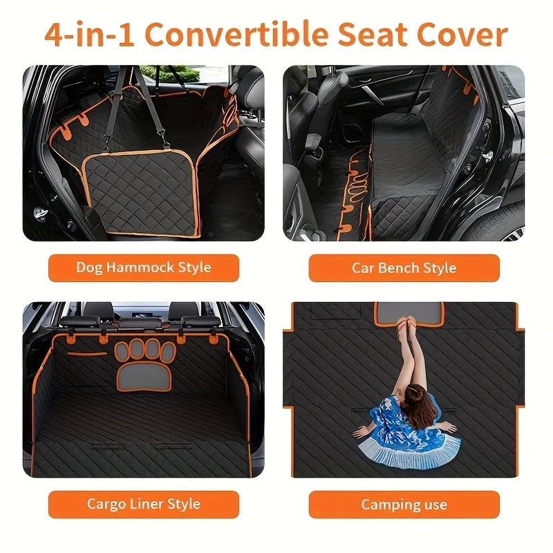 Soft Pet Rear Seat Cover