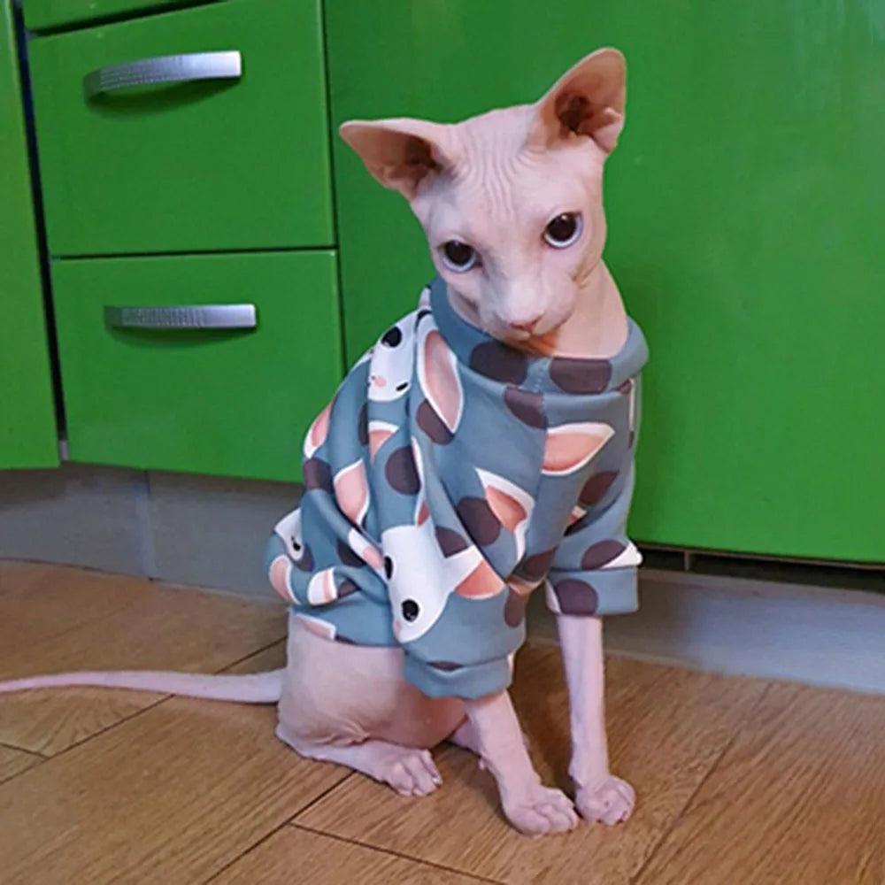 Hairless Cat Shirt Sweater