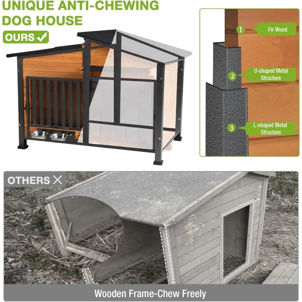 Heated Dog House Outdoor