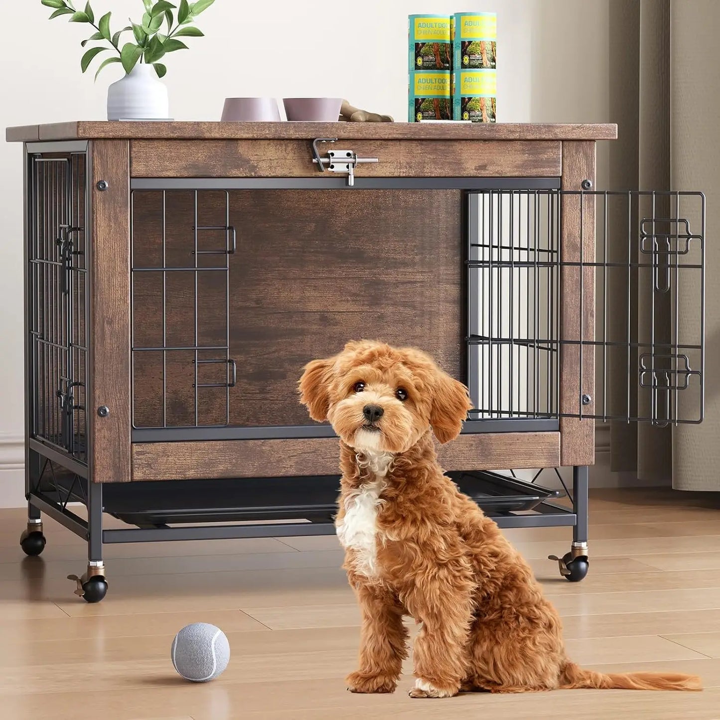 Indoor Wooden Kennel
