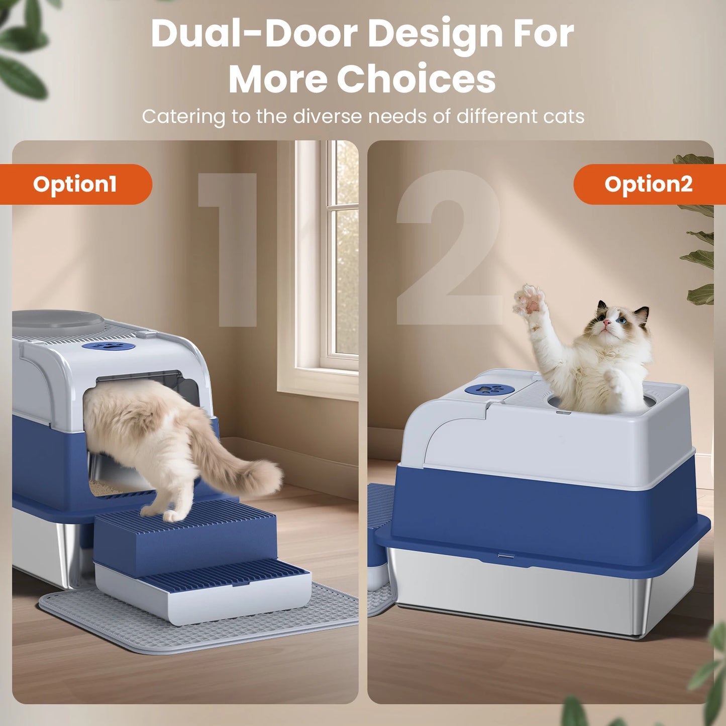 Stainless Steel Cat Litter Box