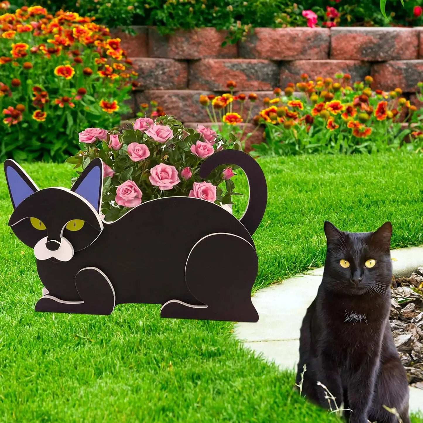 Siamese Cat Planter Plant Pot