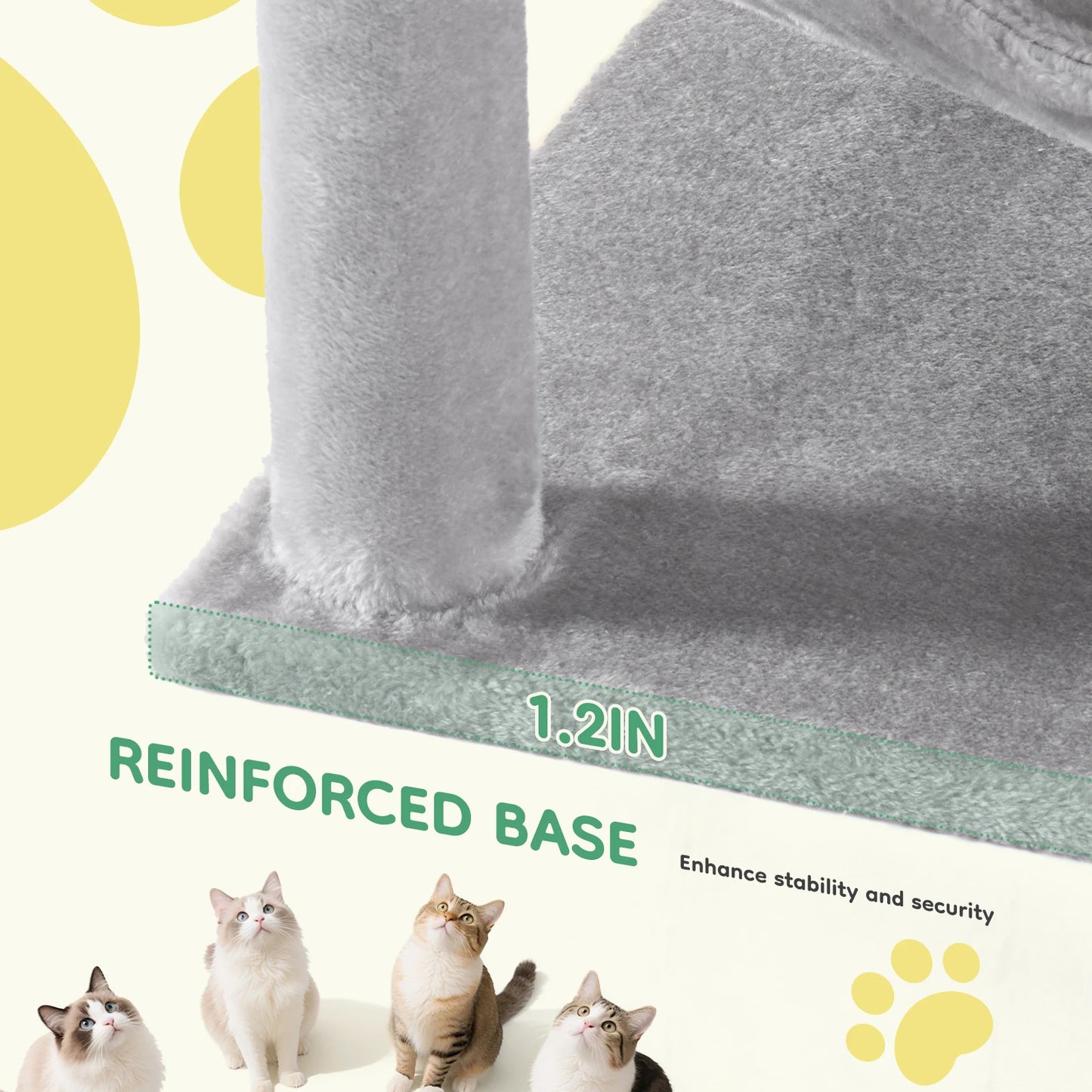Tall Multi-Cat Climbing Tower