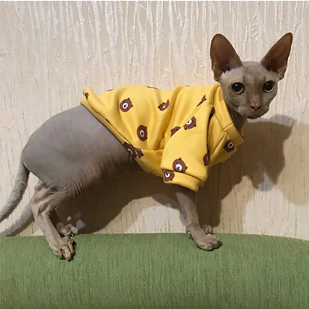 Hairless Cat Shirt Sweater