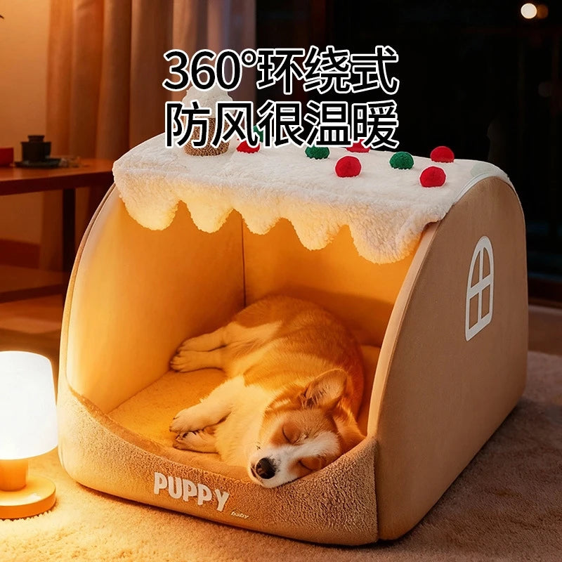 Enclosed Dog Bed Tent