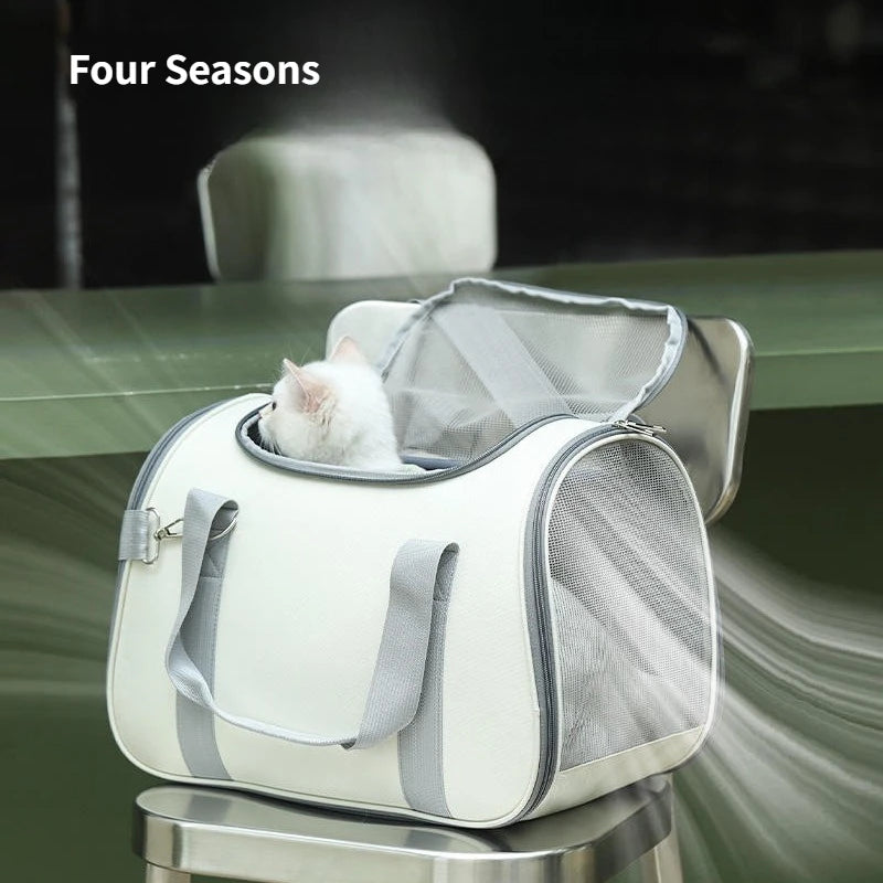 Winter Warm Velvet Cat Backpack