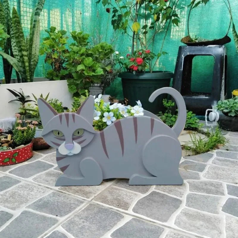 Siamese Cat Planter Plant Pot