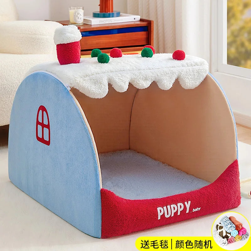 Enclosed Dog Bed Tent