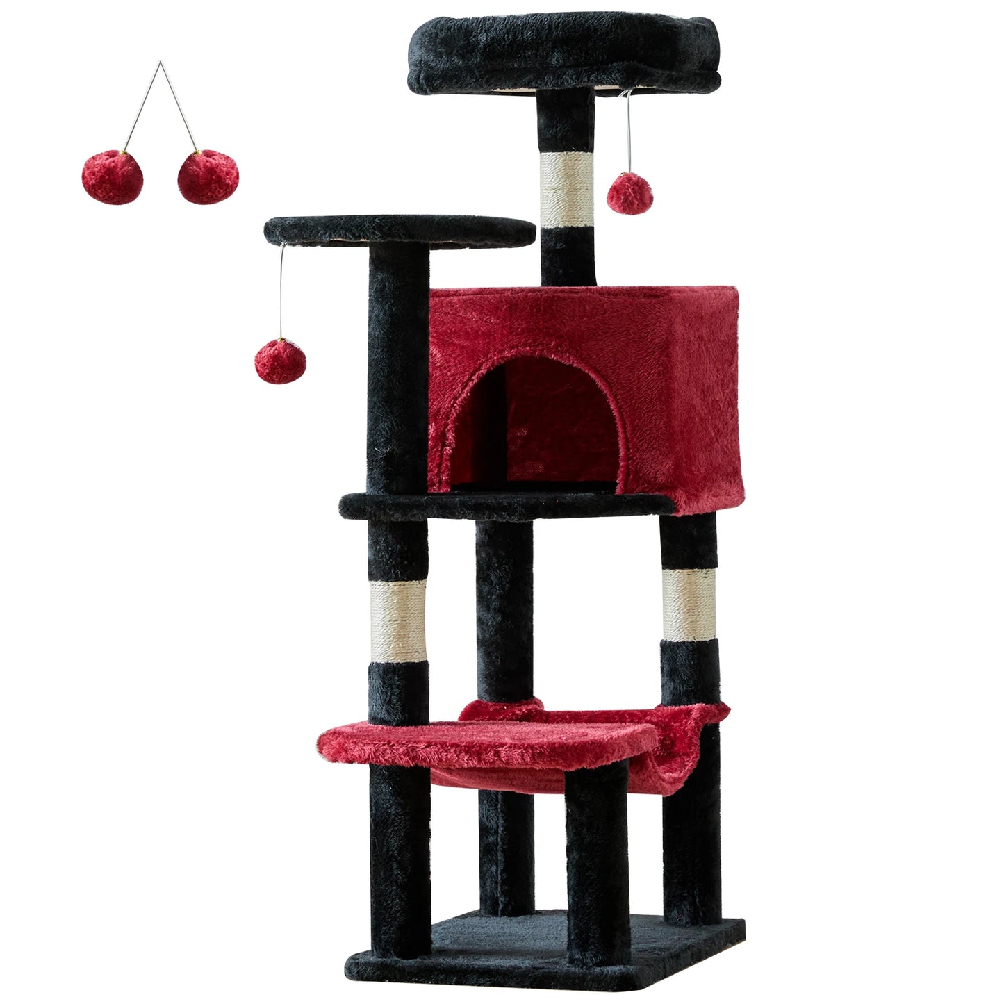 Tall Multi-Cat Climbing Tower