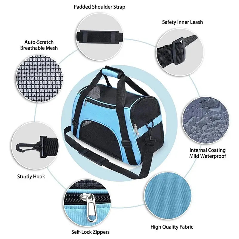 Foldable Pet Carrier Bag
