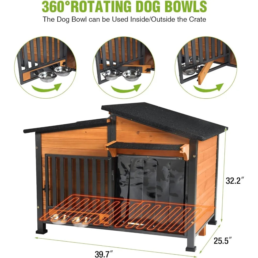 Heated Dog House Outdoor