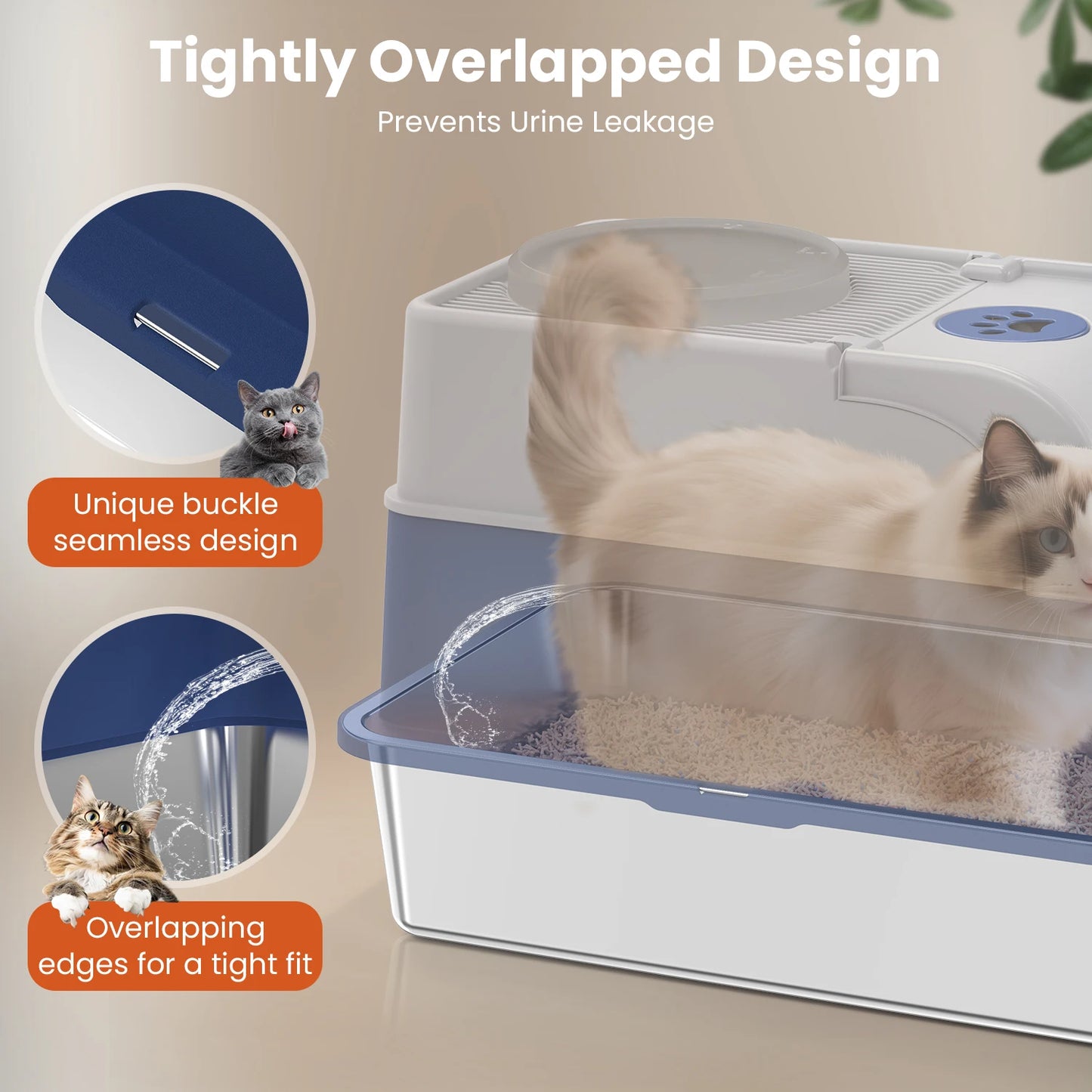 Stainless Steel Cat Litter Box