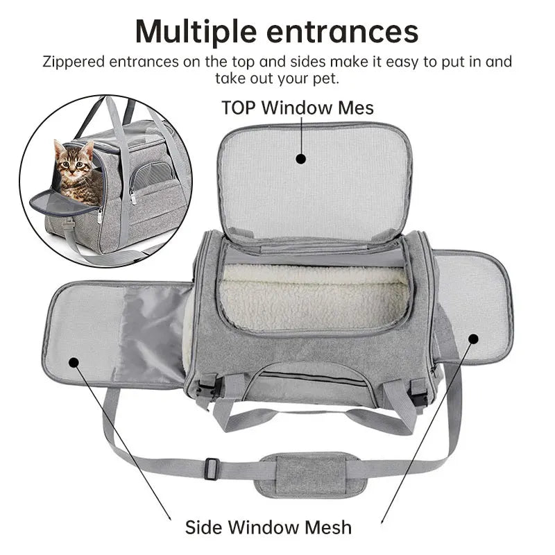 Foldable Pet Carrier Bag