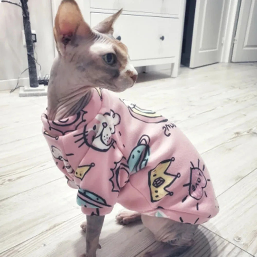Hairless Cat Shirt Sweater