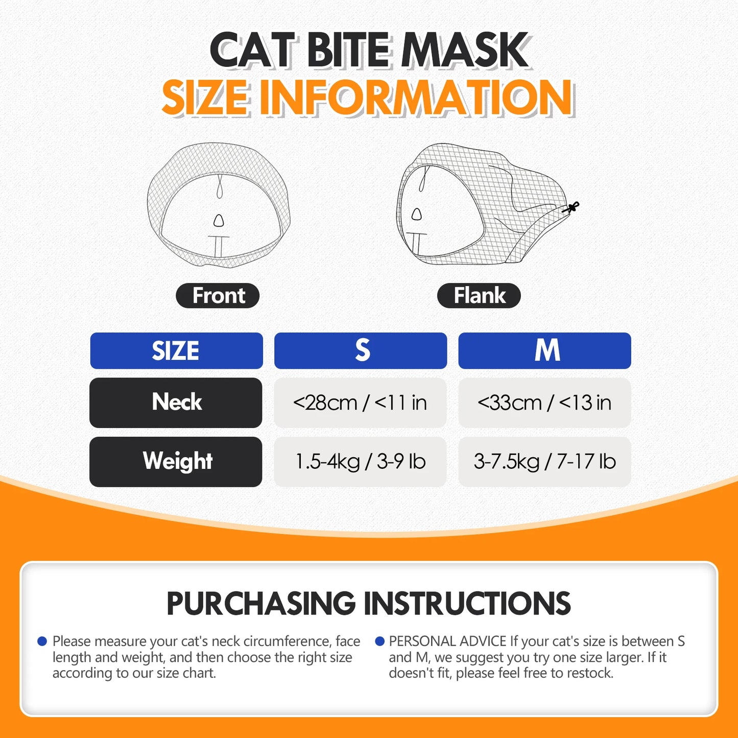 Adjustable Transparent Anti-Bite Cat Mask