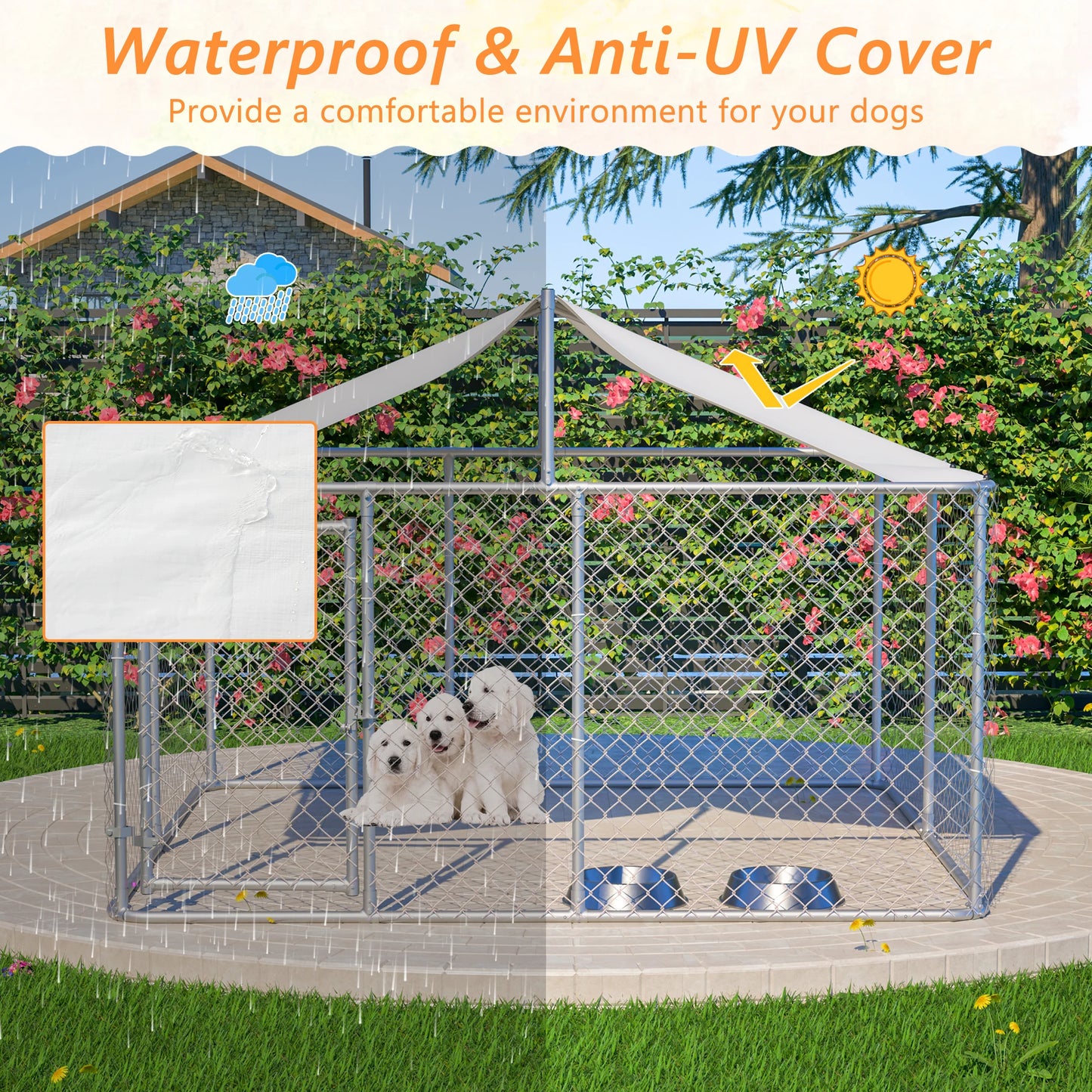 Dog Kennel Large Heavy Duty