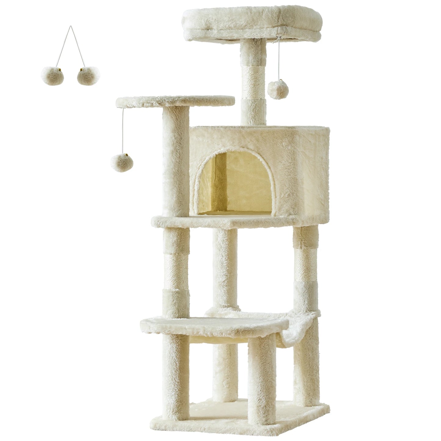 Tall Multi-Cat Climbing Tower