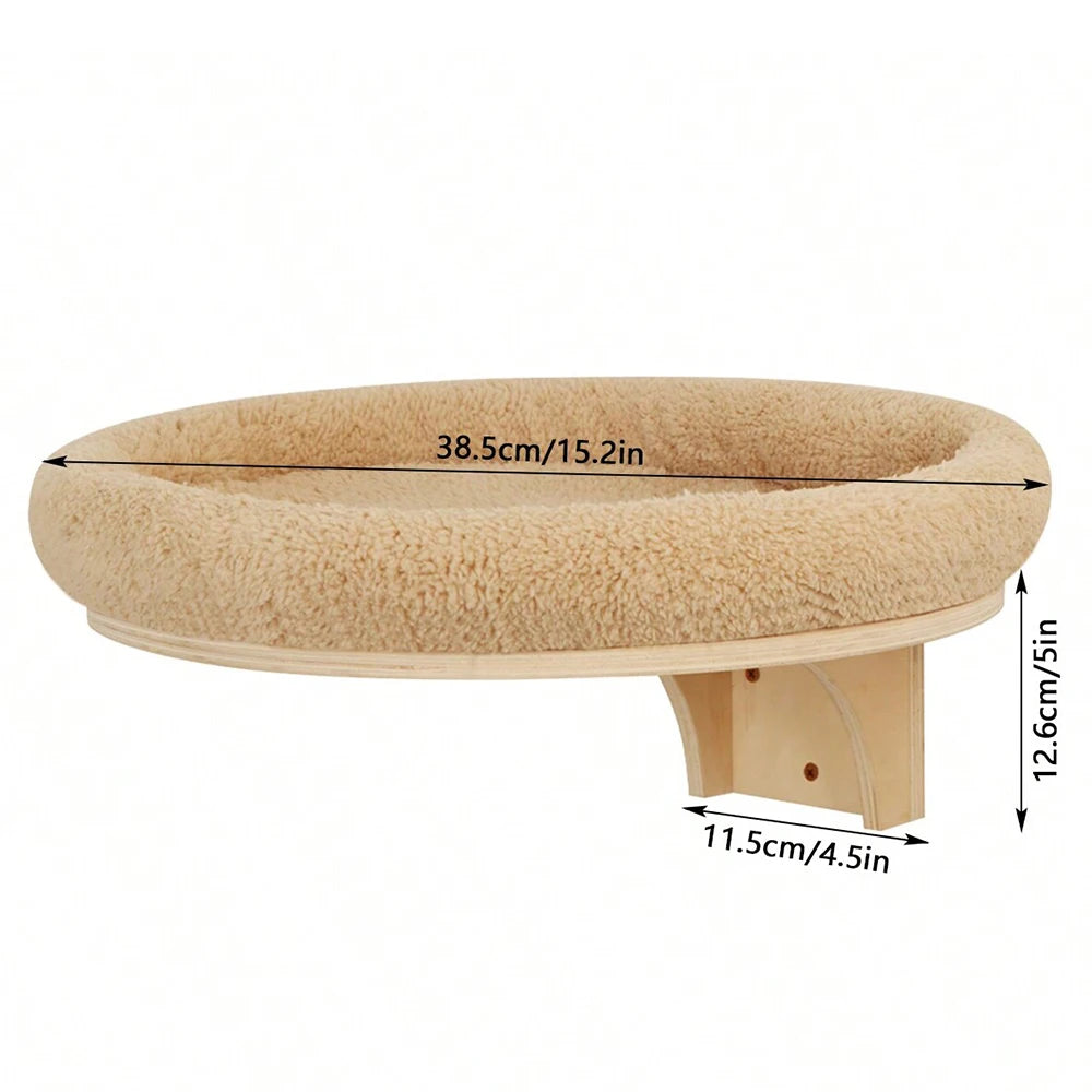 Wall Mounted  Cat Hammock Steps and Ladder