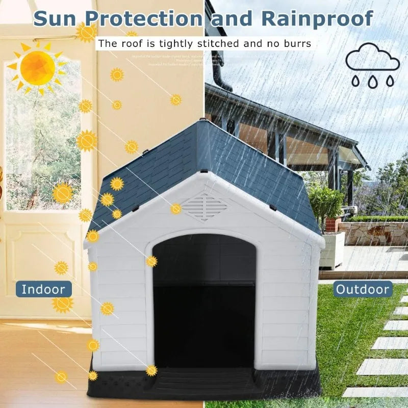 Dog House Indoor Outdoor Insulated Kennel