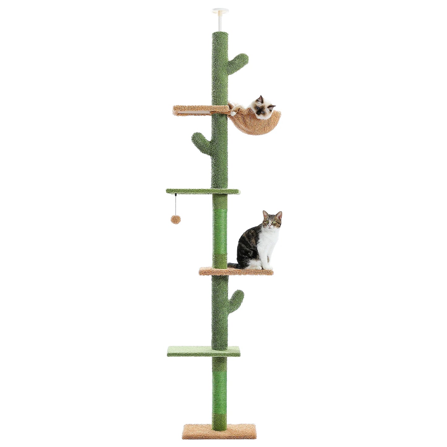 5-Tier Floor To Ceiling Cat Tower