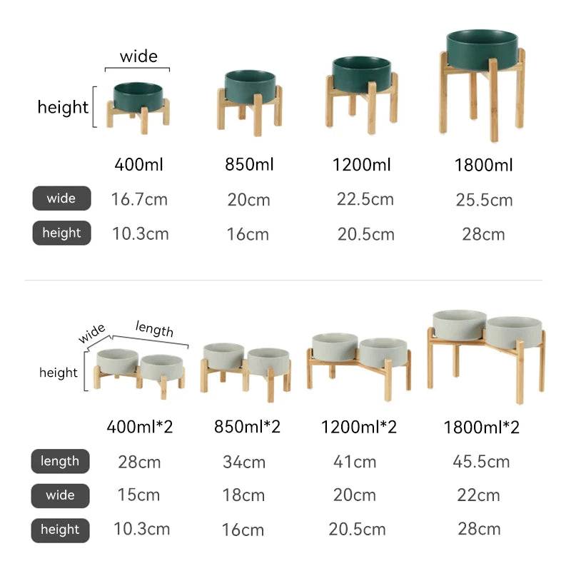 Cat Elevated Drinking Eating Bowl