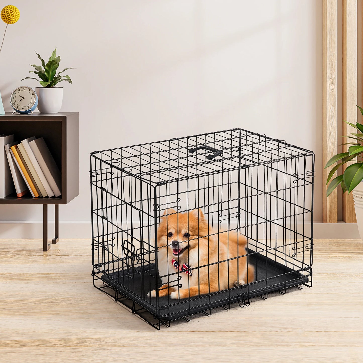 30 Inch Folding Metal Wire Dog Cage