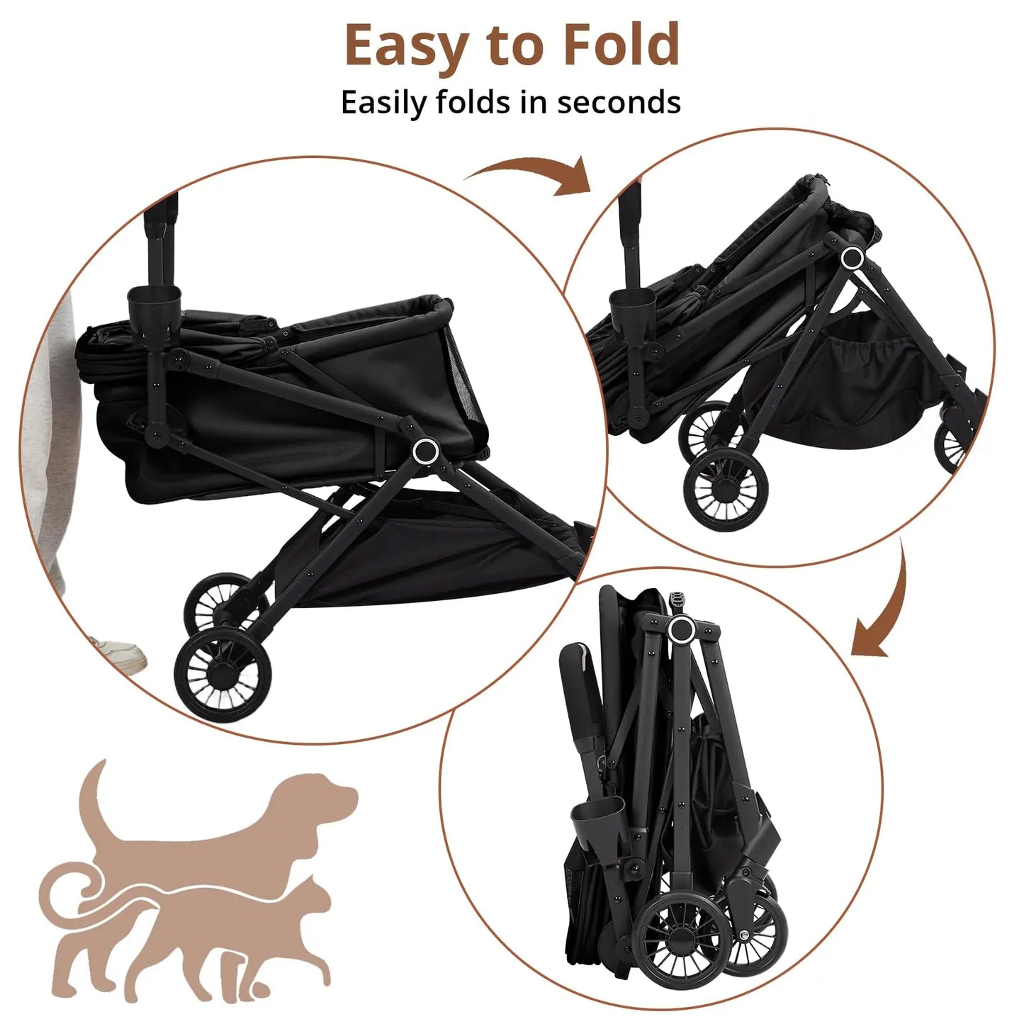Weatherproof Pet Stroller