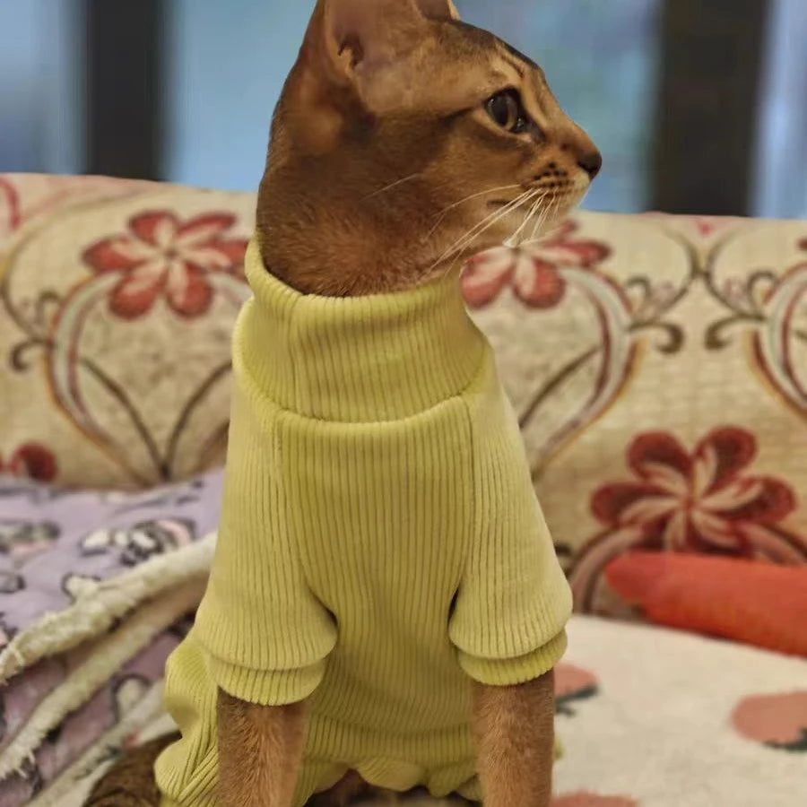 Sphynx Cat Yellow Sweatshirt